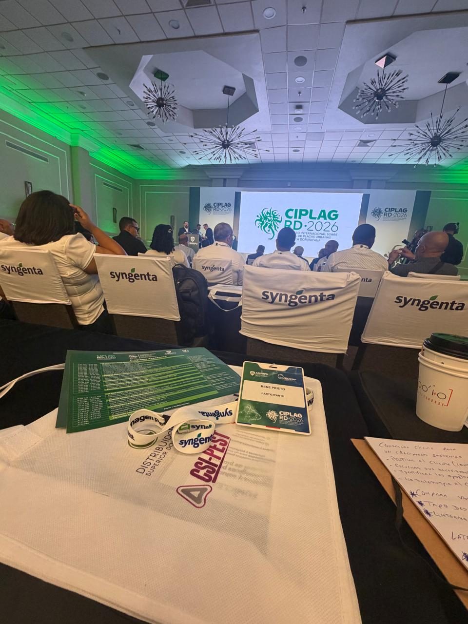 Acreditación de Rene Prieto como participante en representación de BioPests